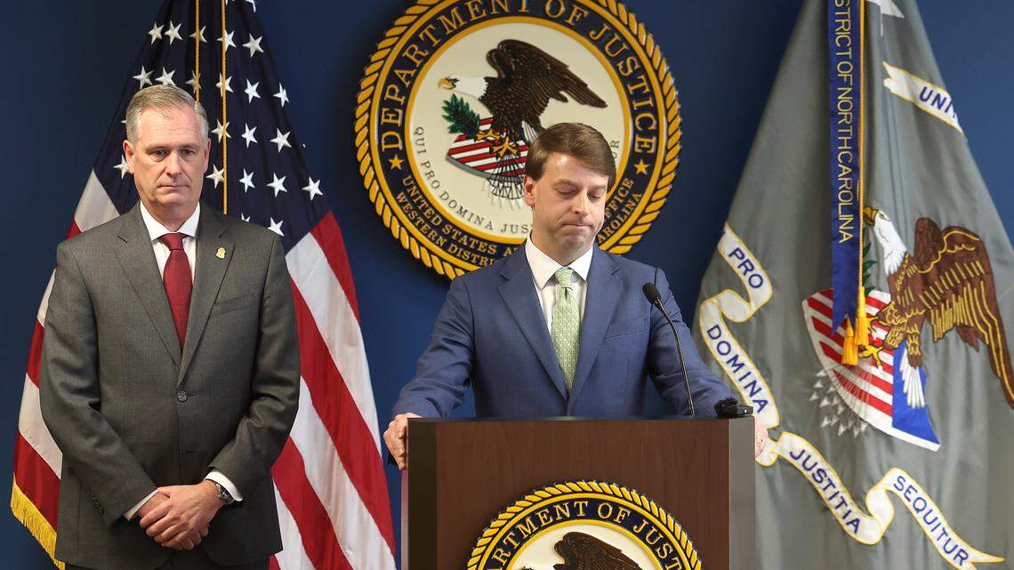 Charlotte’s United States attorney and head of Charlotte FBI at a news conference.