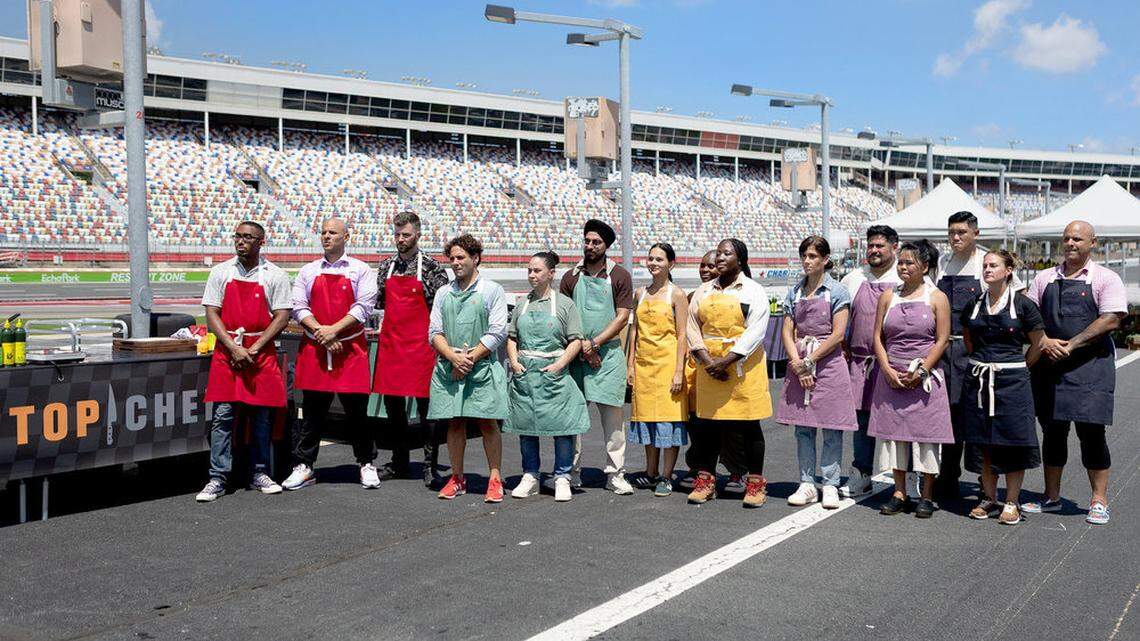 ‘Top Chef Carolinas’ kicks off with high speed at iconic Charlotte Motor Speedway