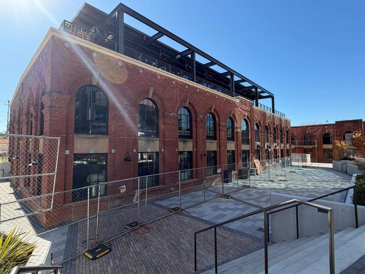 The mixed-use Commonwealth building development in Plaza Midwood that will home to Scout Motors.