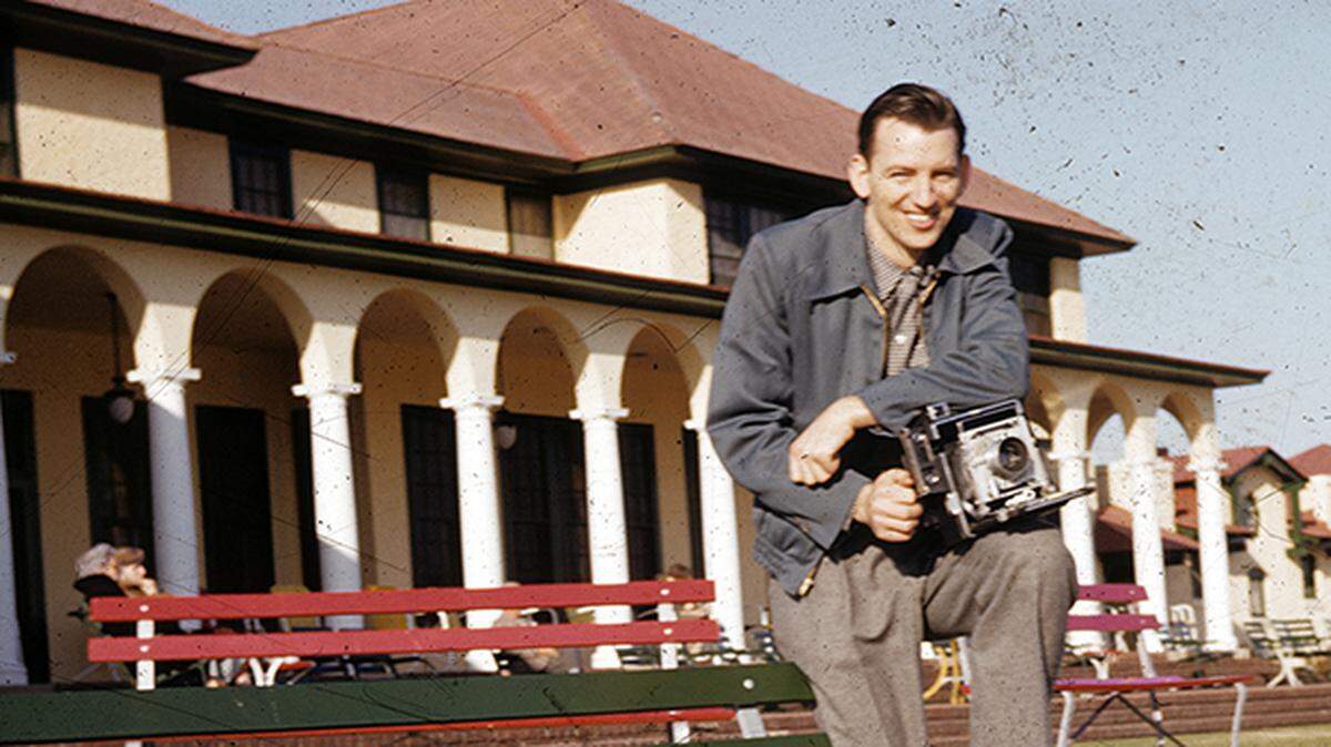 Neil Biggs came across a rare speed graphic camera in a Miami pawn shop during his 1946 honeymoon. He got a friend in Charlotte to wire him the money.