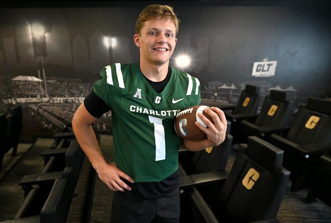Zach Wilcke is one of three quarterbacks vying for the starting position for the Charlotte 49ers this season.