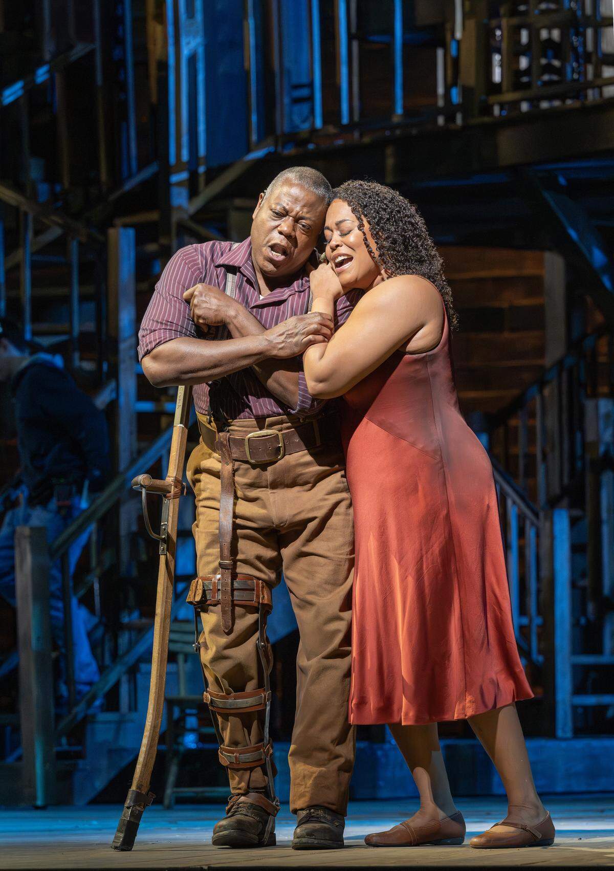 Alfred Walker as Porgy and Brittany Renee as Bess in the Gershwins’ “Porgy and Bess” at the Metropolitan Opera House in New York.