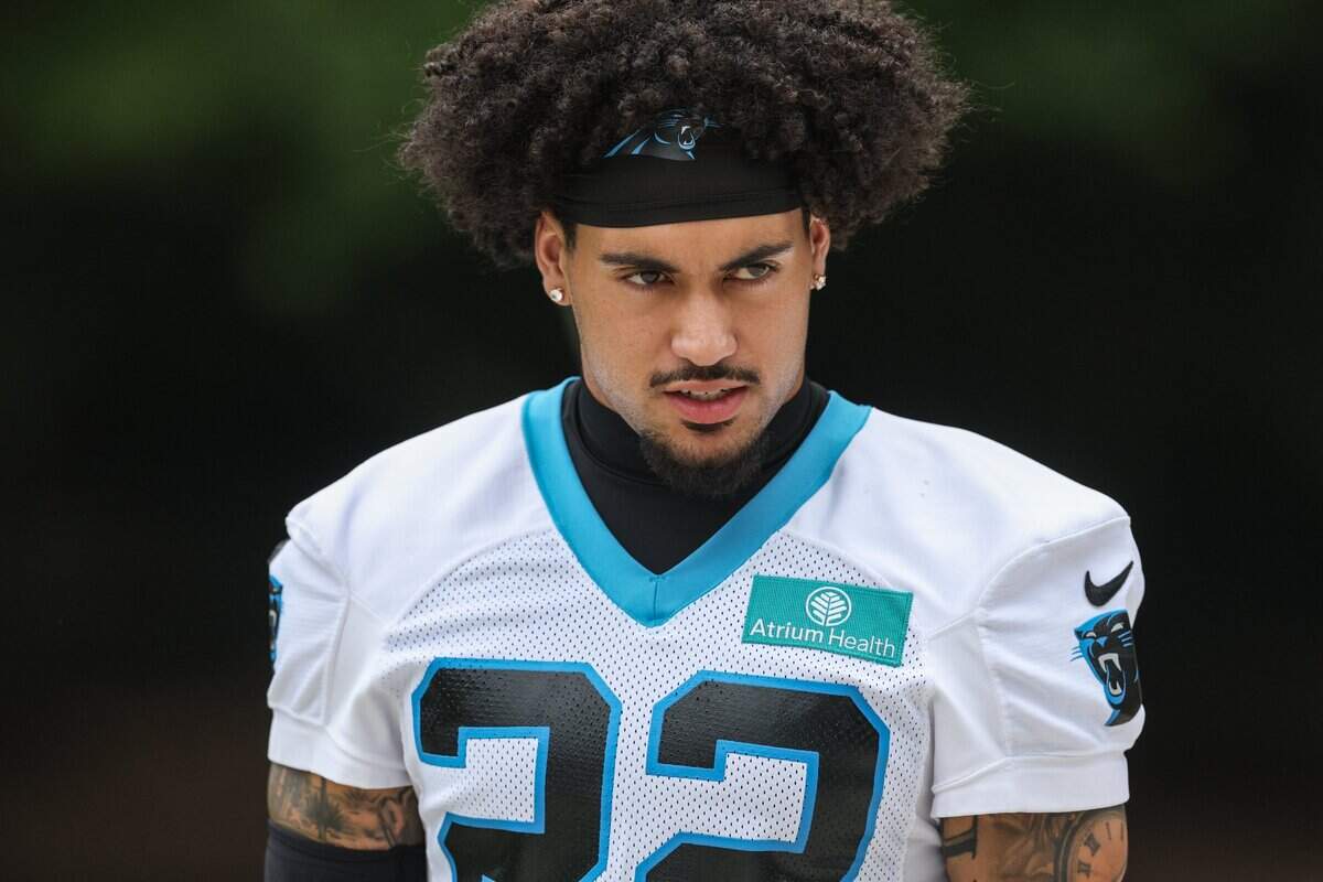 Panthers safety Lathan Ransom heads to the practice field for mandatory minicamp on Tuesday, June 9, 2026.