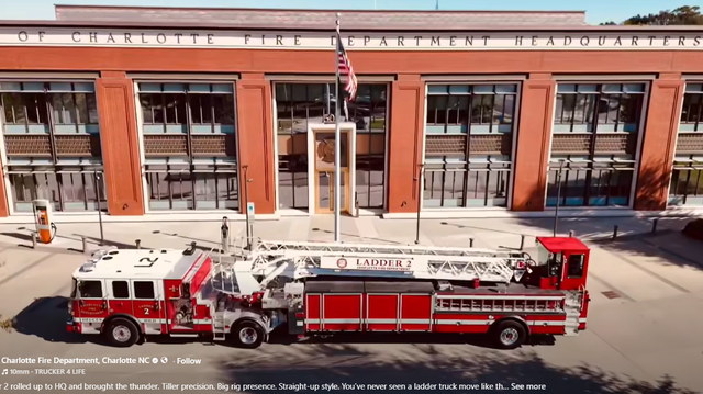 The Charlotte Fire Department introduced Ladder 2, a specialized vehicle known as a tiller truck, about a year ago. But the truck has been subject to warranty repairs, the department said.
