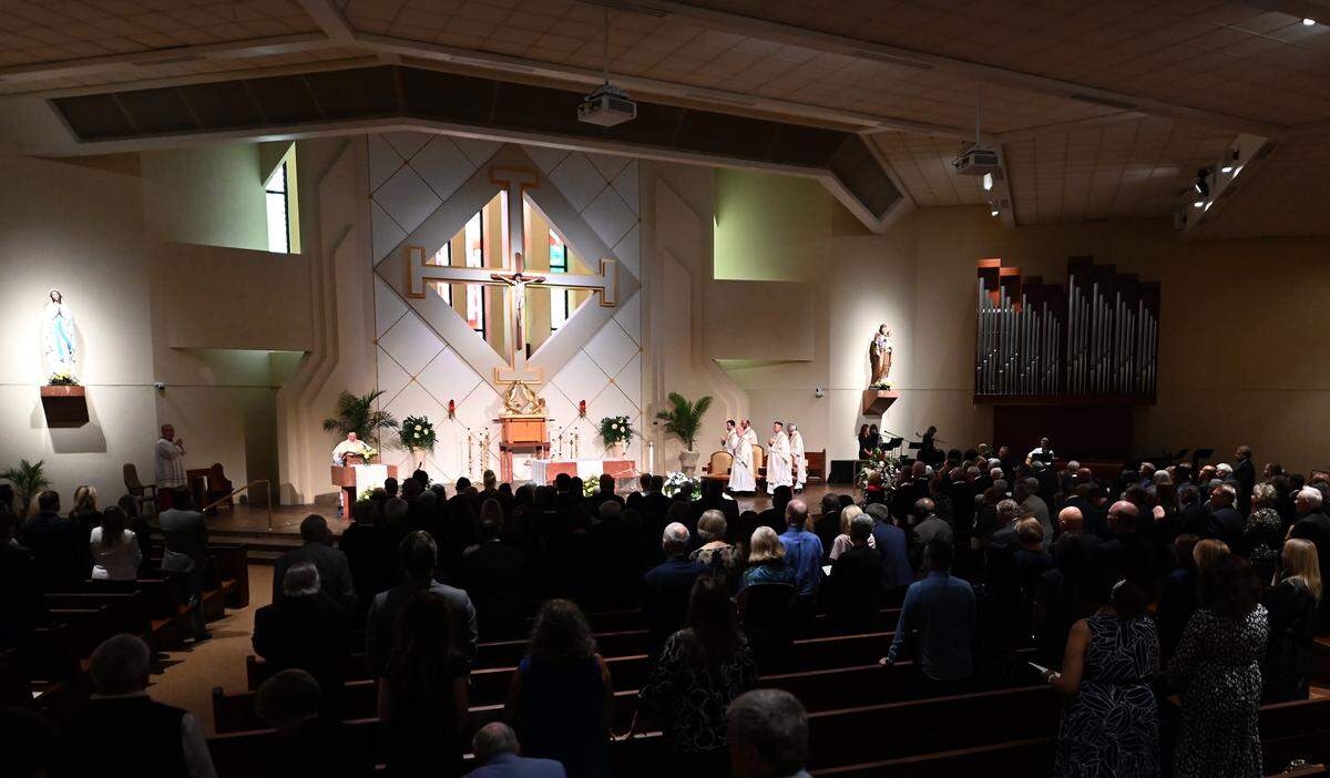Former longtime Charlotte Motor Speedway president H.A. “Humpy” Wheeler, Jr.’s funeral was held on Tuesday, August 26, 2025 at St. Gabriel Catholic Church in Charlotte.