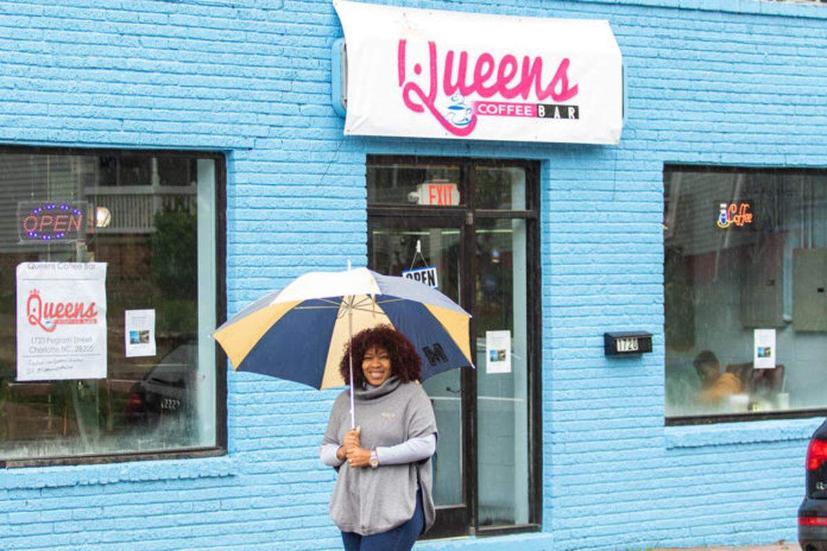 Queens Coffee Bar owner Raina Purvis
