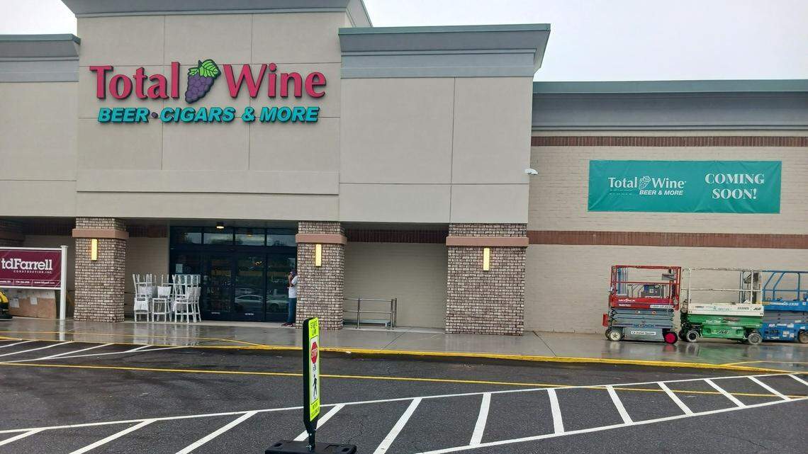 Total Wine is closing its Birkdale Village store in Huntersville and moving to this new location off Interstate 77 Exit 28 in Cornelius.