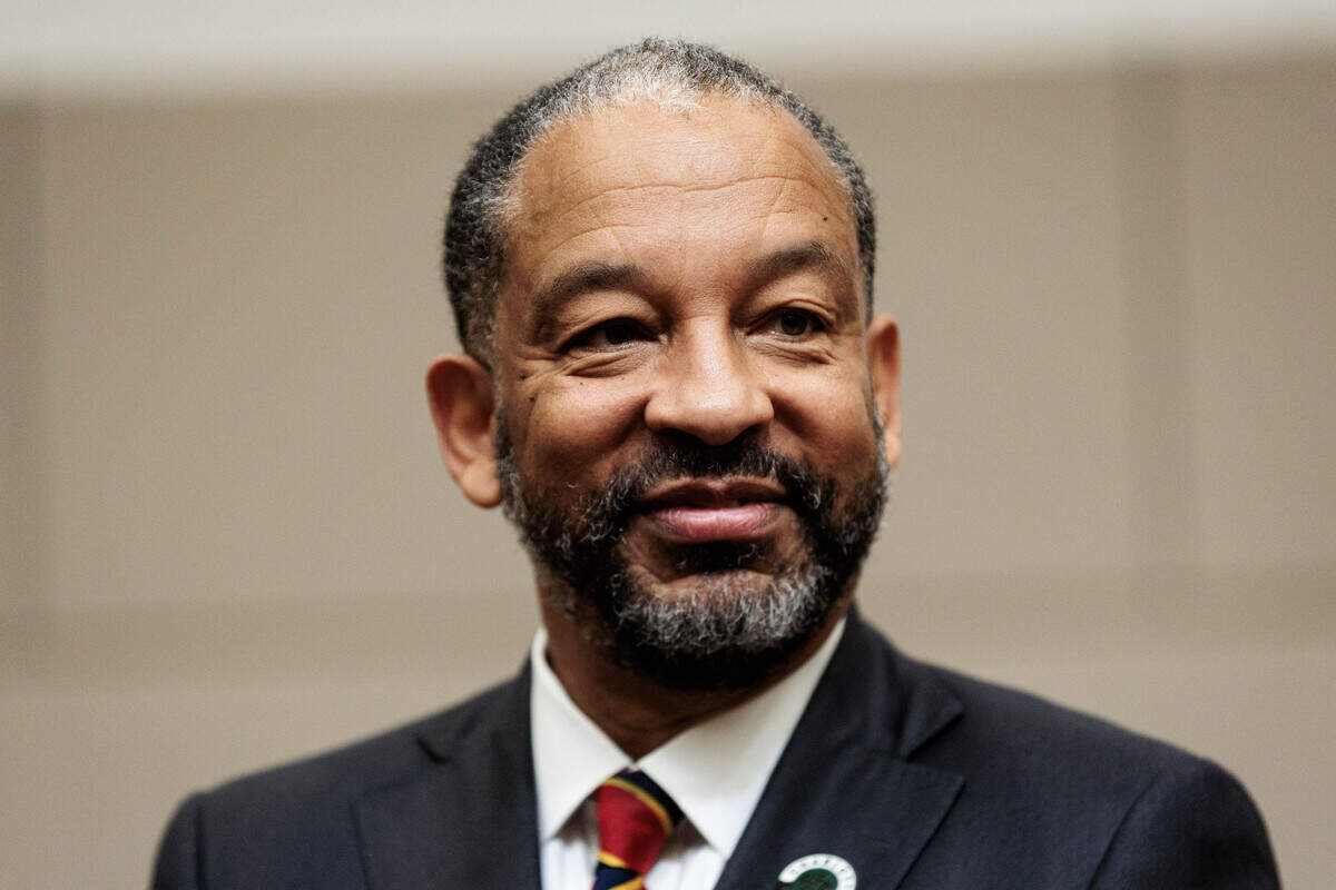 Robert Harrington is sworn in as Charlotte’s 60th mayor on Wednesday, July 1, 2026 in the Charlotte-Mecklenburg County Government building.