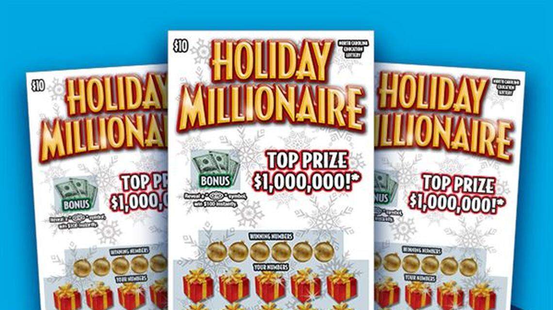 A Florida hunter on an annual trip to bag deer and visit family in North Carolina bought some $10 Holiday Millionaire scratch-off lottery tickets won a million bucks.