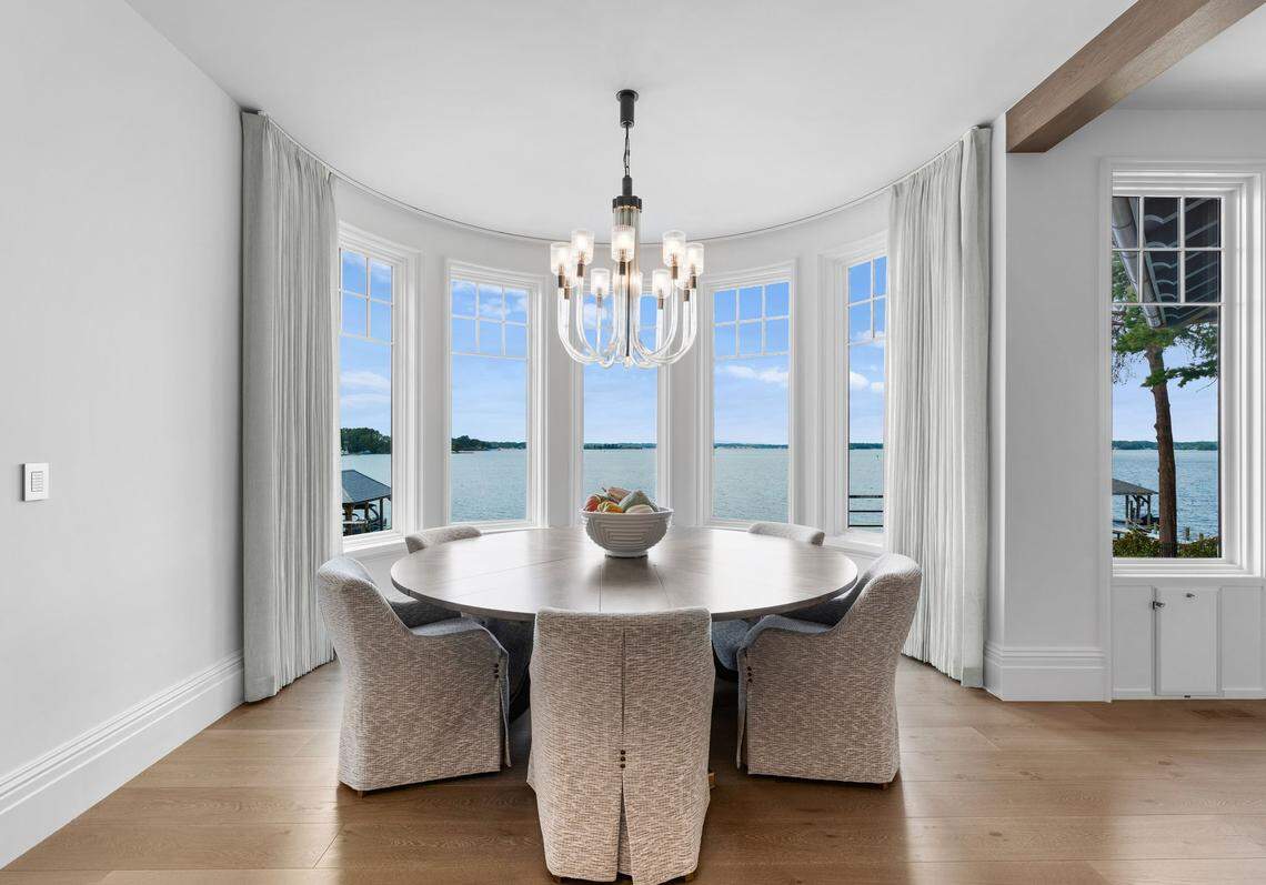 The 12,000-square-foot property features six bedrooms and nine bathrooms.