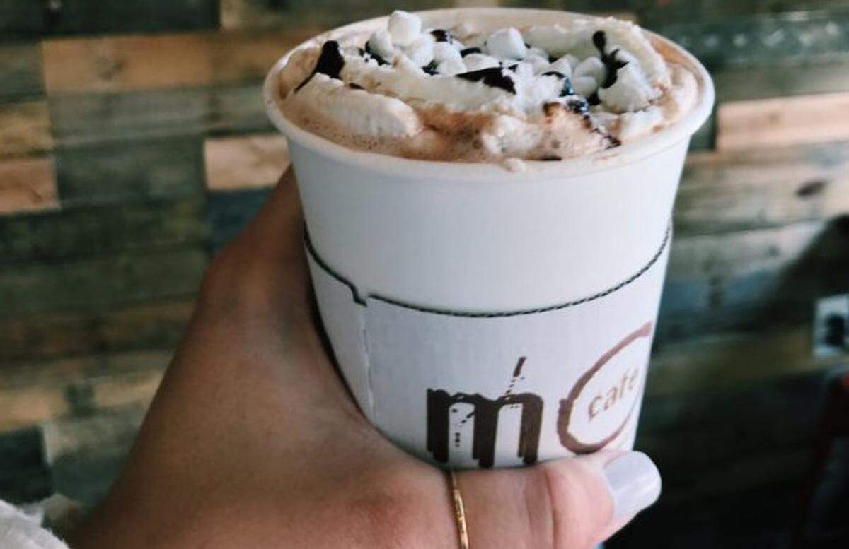 Hot Chocolate at Cafe Moka in south Charlotte.