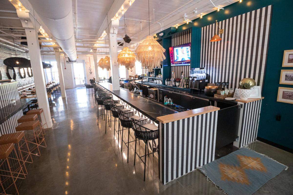El Thrifty at Optimist Hall bills itself as a Mexican-inspired bar and gaming venue.
