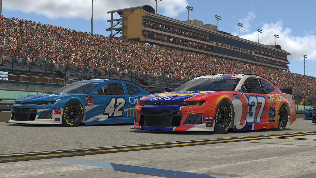 NASCAR ran its first race of its iRacing exhibition series at the virtual Homestead-Miami Speedway on March, 21 as official races remained postponed due to coronavirus. The event featured more than 30 of the sport’s top drivers.
