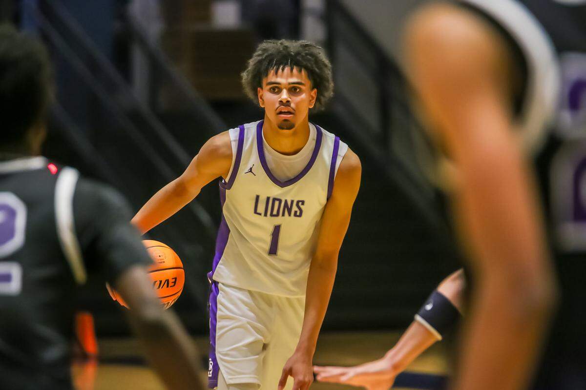 Ambassador Christian’s RJ Moore is one of the nation’s top players in the junior class. His team opened the 2025-26 season Friday at the Phenom Hoops Carmel Christian Tip-Off