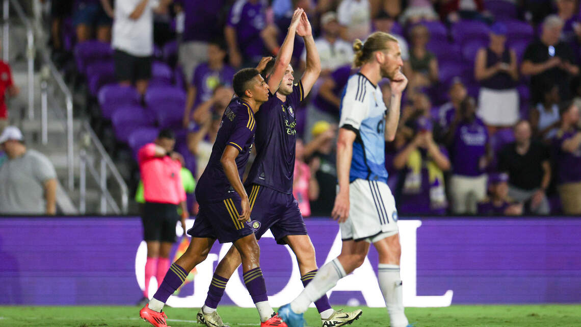 Second-half goals lift Orlando City to 2-0 victory against Charlotte FC