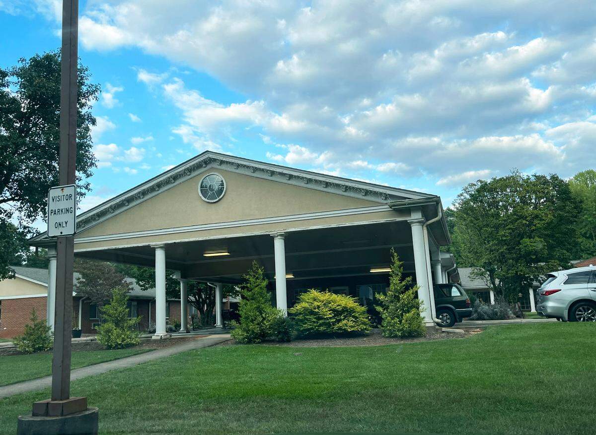 The Hunter Woods nursing home, located in Charlotte’s Hidden Valley neighborhood, is one of 16 nursing homes that Consulate Health Care owns in North Carolina.