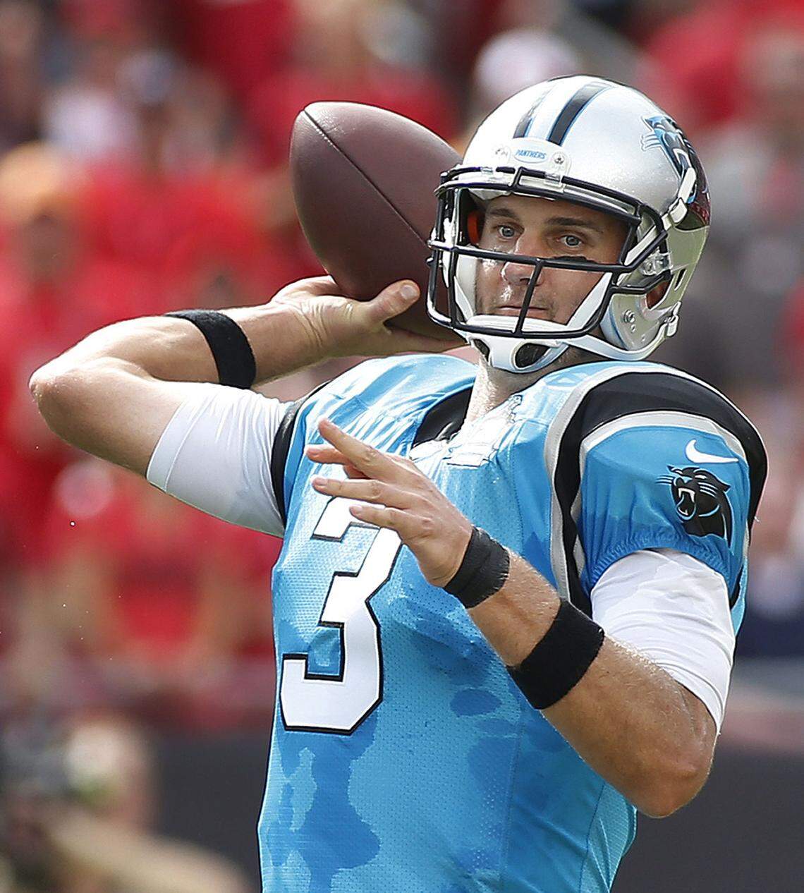 The Carolina Panthers haven't had a backup quarterback other than Derek Anderson (3) since Cam Newton was drafted, but for now Anderson remains unsigned.