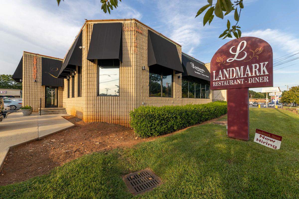 Landmark Diner on Central Avenue.