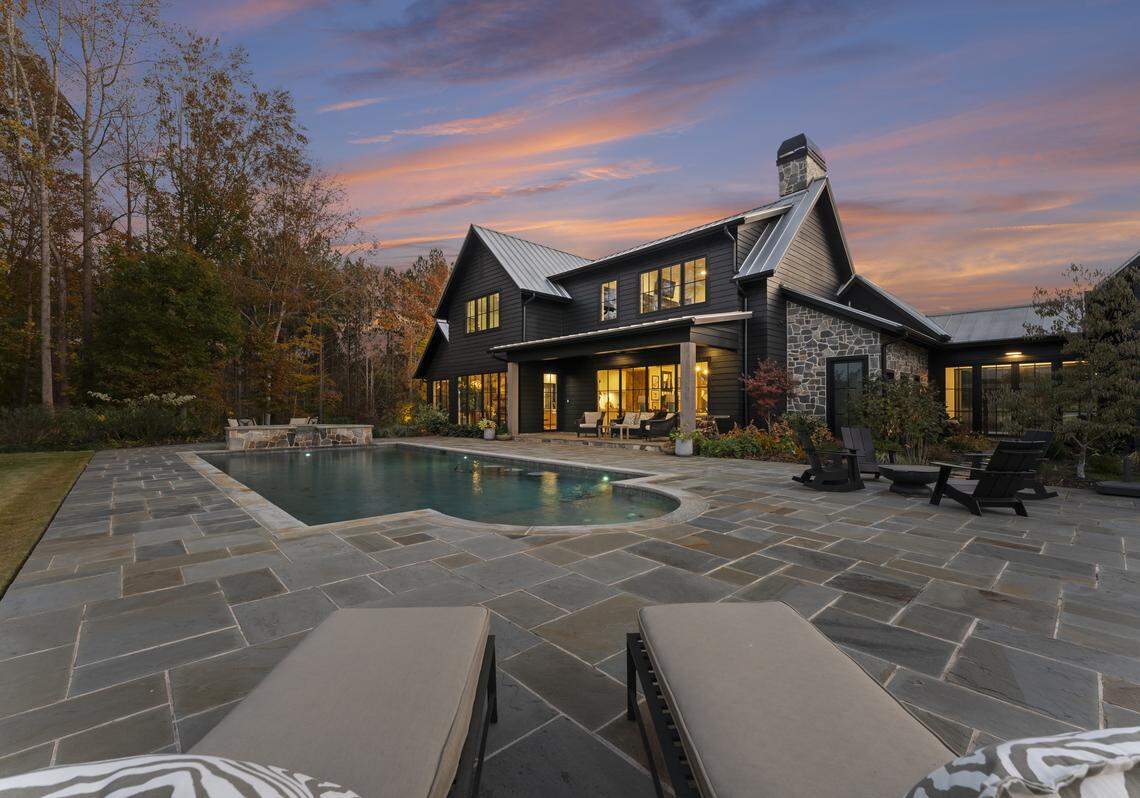 A look at the pool area inside a $14 million home in Lincoln County. It’s the highest-priced residential property in the county’s history. The home belongs to Adam Hayes, the longtime caddie of pro golfer Jon Rahm.
