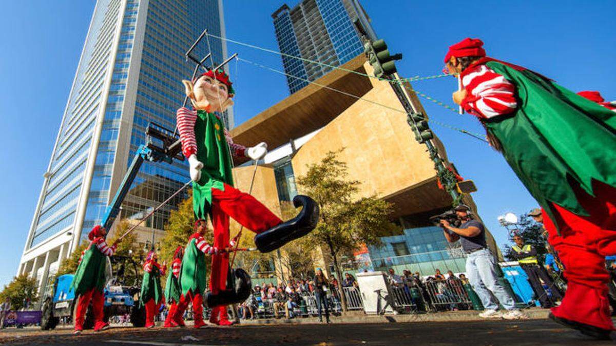 The Novant Health Thanksgiving Day Parade in uptown Charlotte.