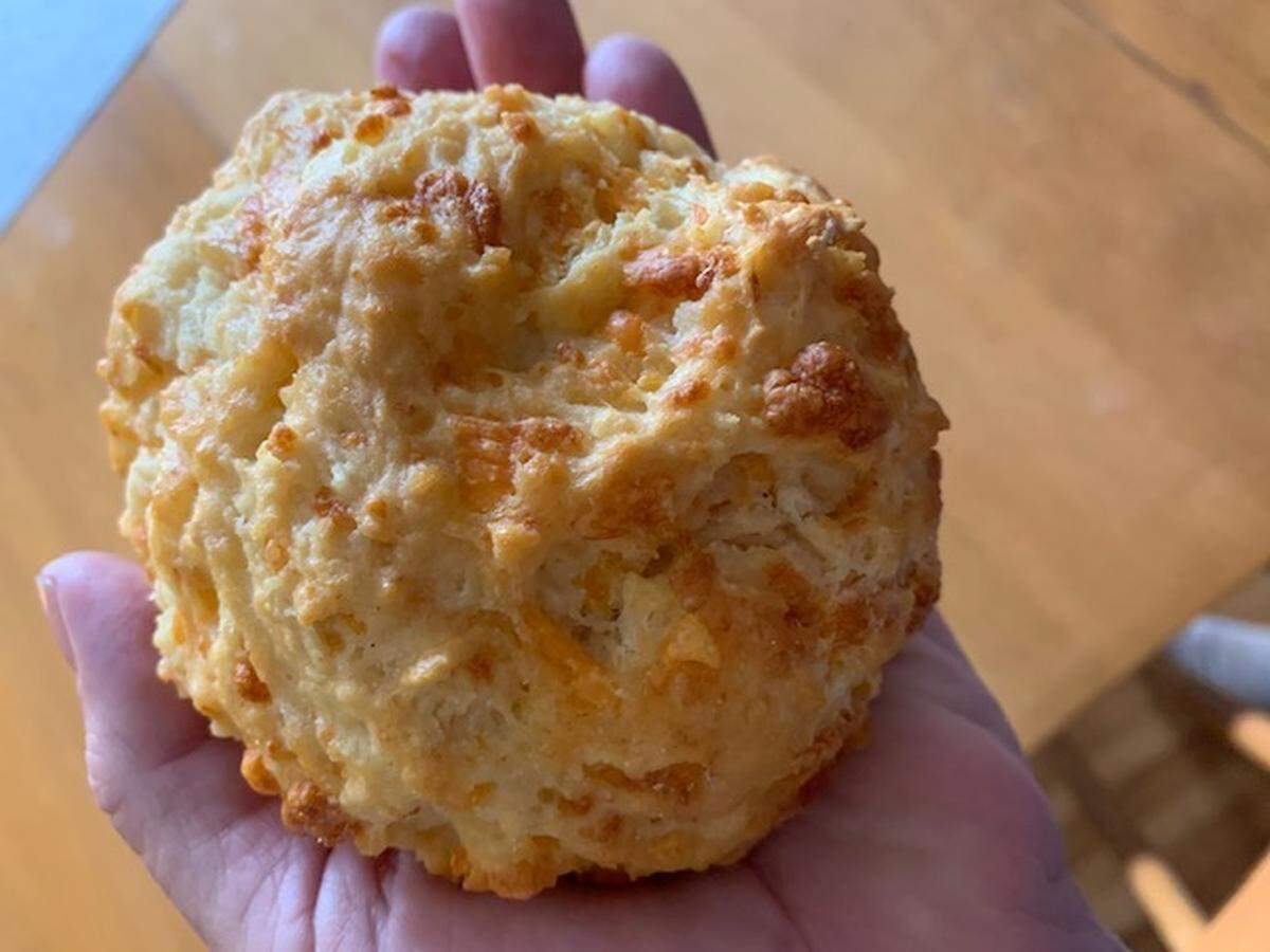 Sunflour Baking Co.’s Cheddar Biscuit.
