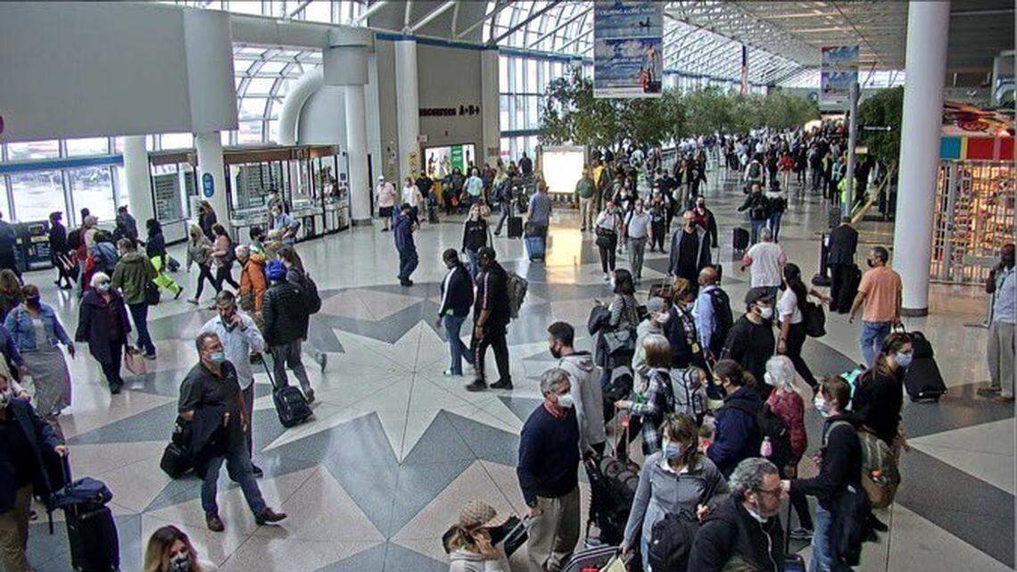 Passenger activity resumed at the Charlotte airport after passengers were evacuated due to a kitchen fire.