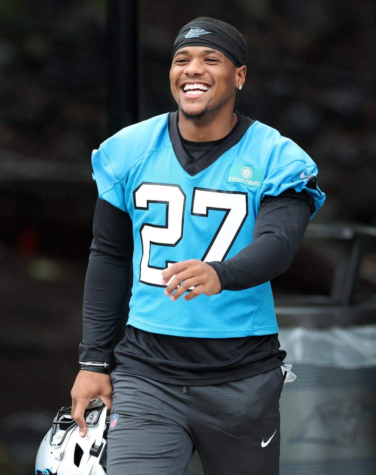 Carolina Panthers cornerback Shemar Bartholomew on Tuesday, May 27, 2025.