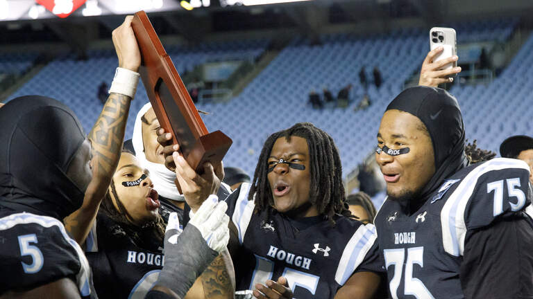 PHOTOS: Hough beats Millbrook of Raleigh in Thursday’s NCHSAA 8A championship game