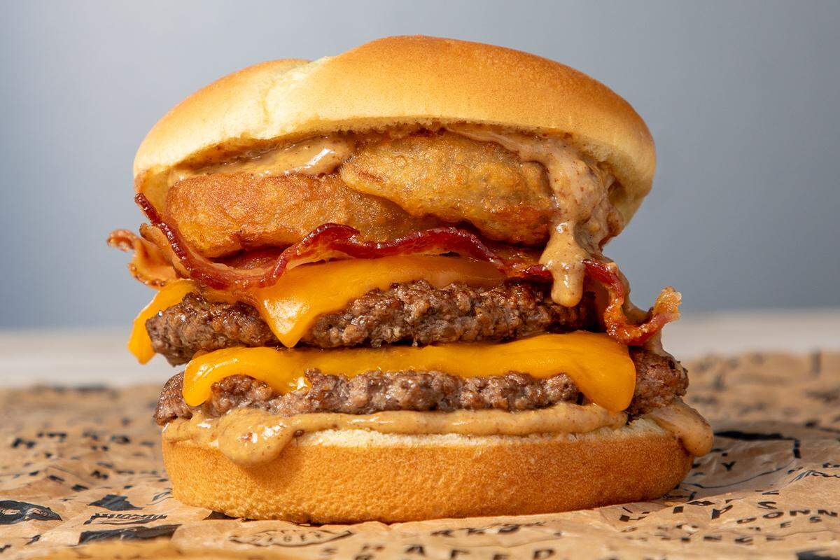 The Bourbon bacon burger from Wayback Burgers.