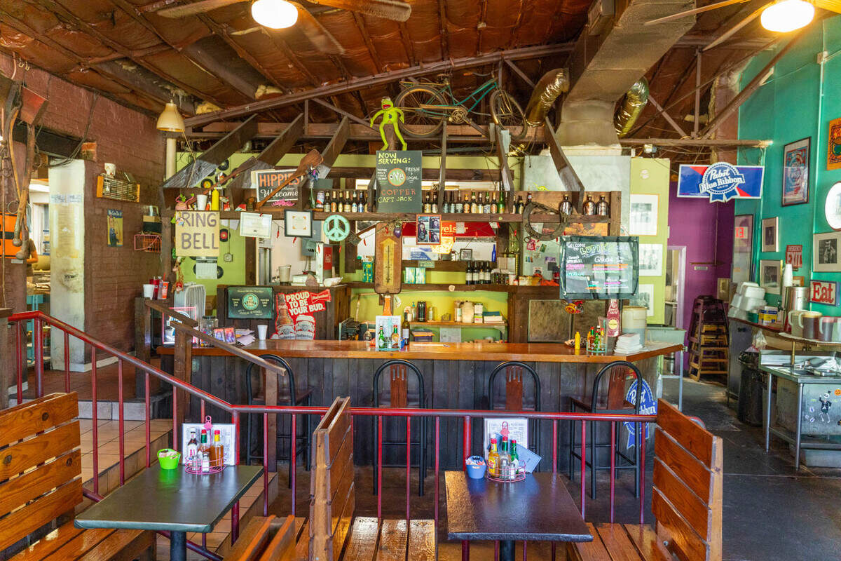 Lupie’s Cafe’s bar and secondary dining room.