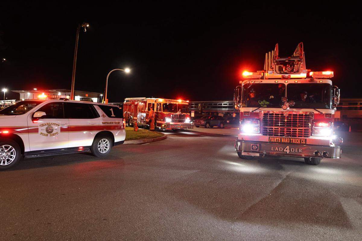 Firefighters and paramedics “evaluated multiple passengers on scene due to smoke exposure inside the cabin,” according to the fire department.