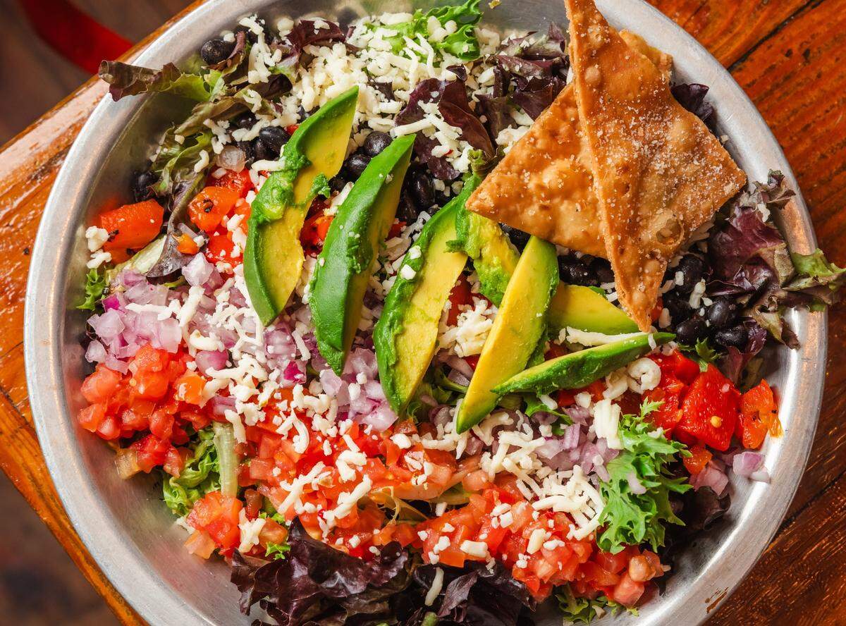 Moo & Brew’s Angel Fire Cobb Salad.