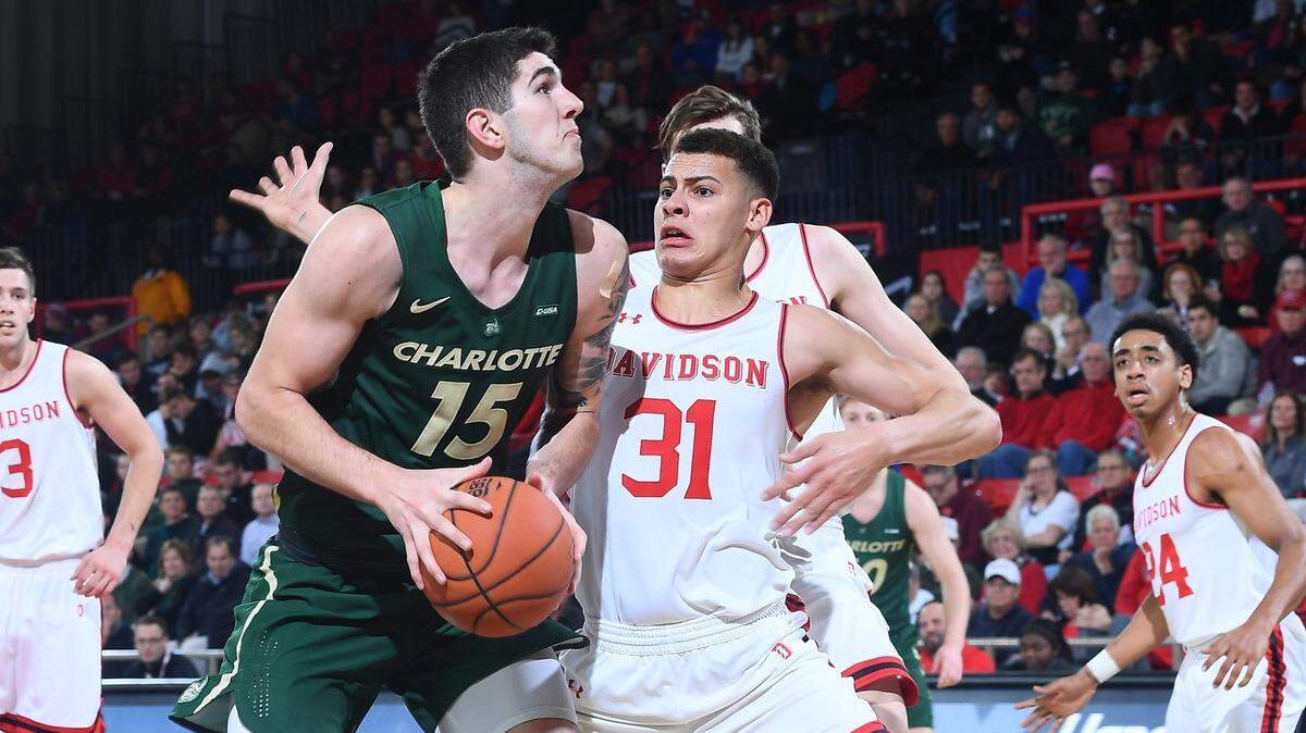 The Charlotte 49ers and forward Milos Supica (15) will open their Conference USA season with two games against Western Kentucky under the league’s new scheduling format.