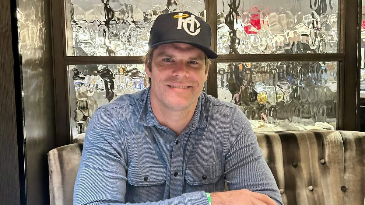 Former Carolina Panthers tight end Greg Olsen at the Charlotte restaurant Steak 48 on Jan. 27, 2025. Olsen will soon hold his annual “Ungala” charity event at the restaurant, raising money for families of children with congenital heart disease.