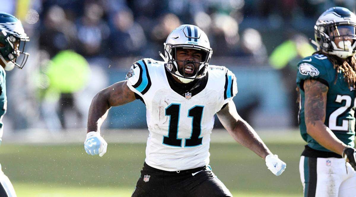 Of Torrey Smith’s 17 catches in 2018, 16 of them came in the season’s first six games. Smith said he couldn’t bend his knee after this game against the Philadelphia Eagles, and he would miss five games and play very sparingly in the other five in 2018.