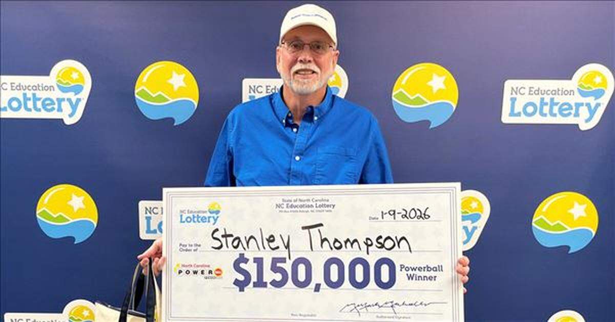 Stanley Thompson’s $50,000 prize turned into a $150,000, NC lottery officials said in a news release.