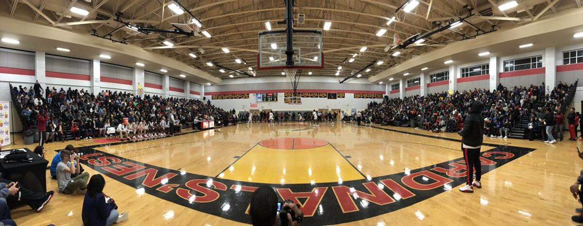 The annual Charlotte Hoops Challenge drew a sold-out crowd to Berry High School Saturday night to watch West Charlotte play Concord Cox Mill