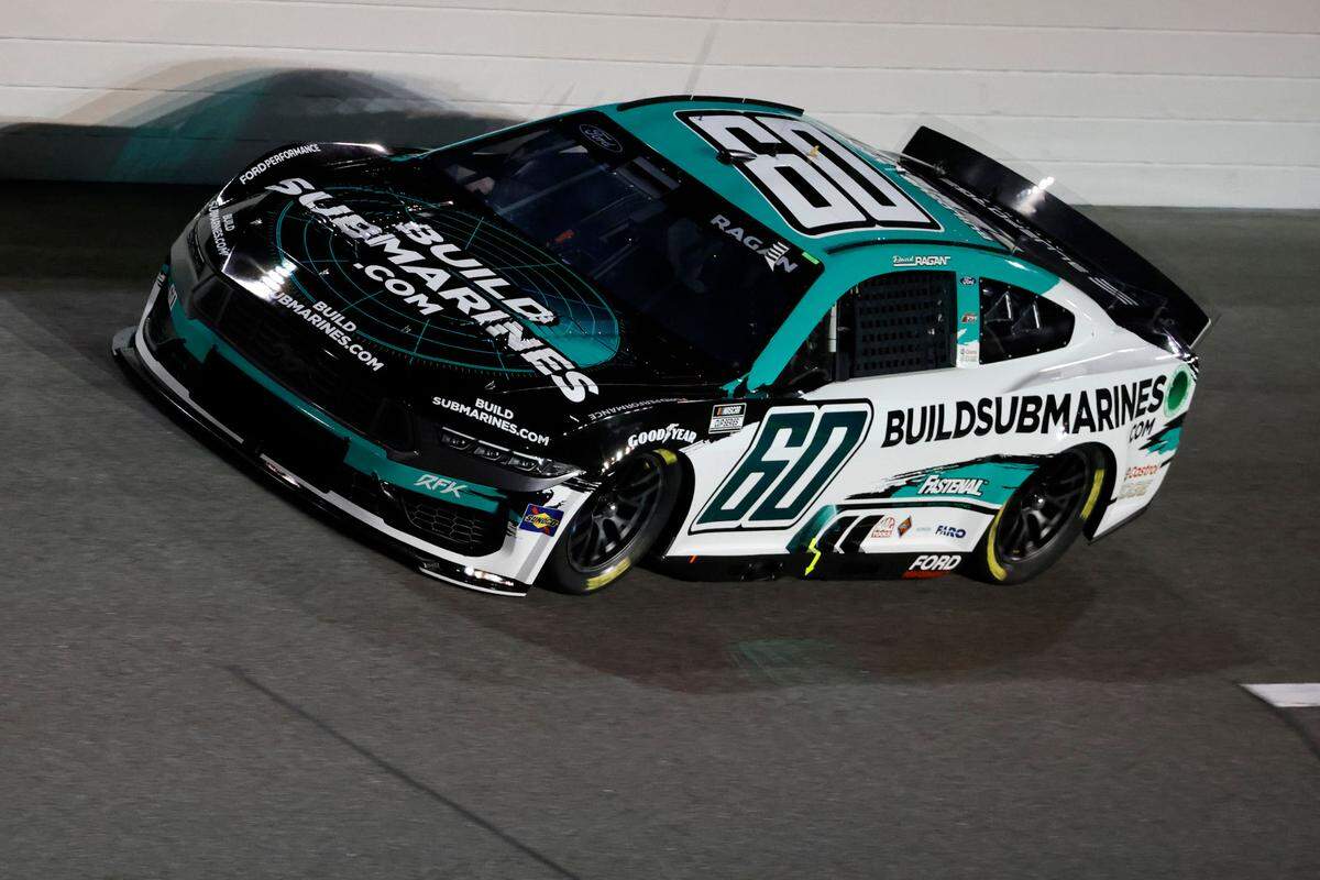 NASCAR Cup Series driver David Ragan (60) during qualifying for the Daytona 500 at Daytona International Speedway.