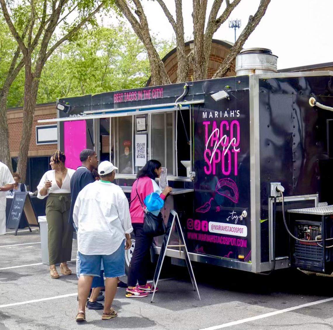 Mariah’s Taco Spot food truck.