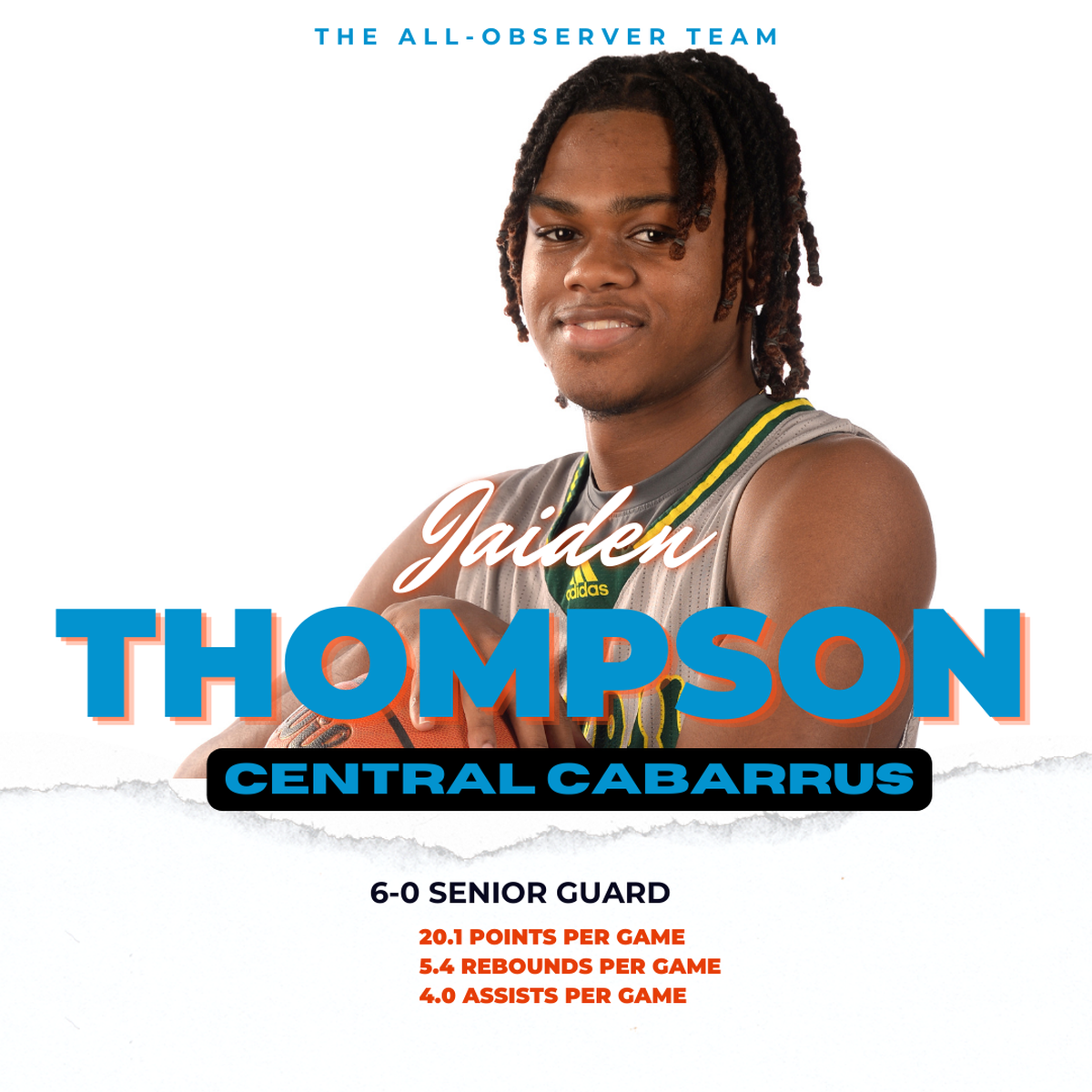 Central Cabarrus’ Jaiden Thompson