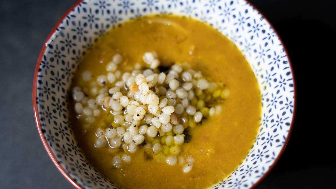 This creamy Roast Pumpkin Soup will warm you on a cool fall night