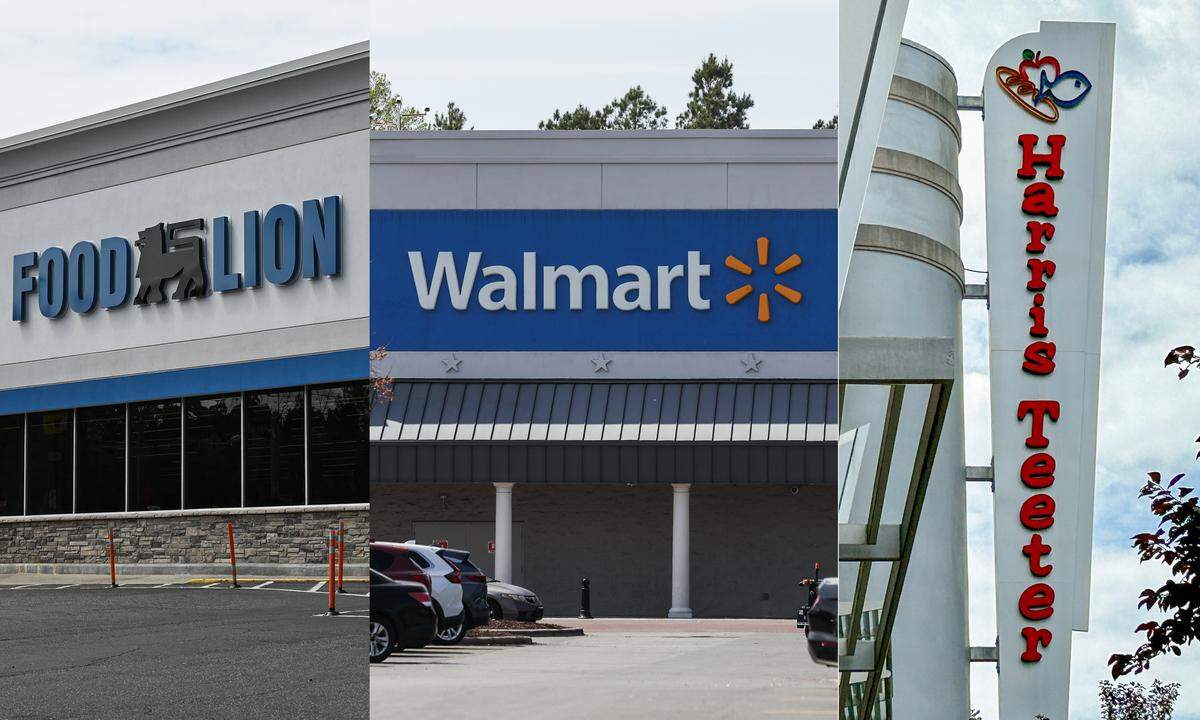 Walmart topped the Charlotte grocery market for the seventh year as Harris Teeter and Food Lion round out the top three.