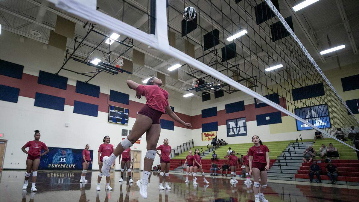 Mallard Creek’s high school volleyball team got a win Tuesday