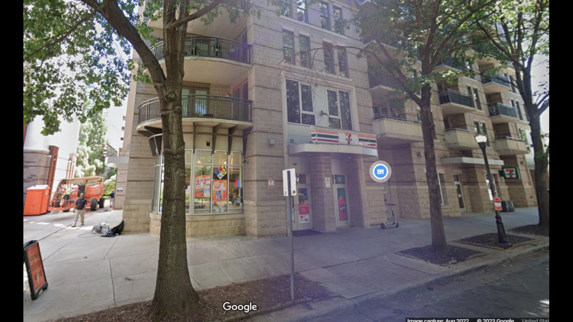 Nickolas Neal bought his winning lottery ticket at the 7-Eleven on West Trade Street, across from the Johnson & Wales University campus.