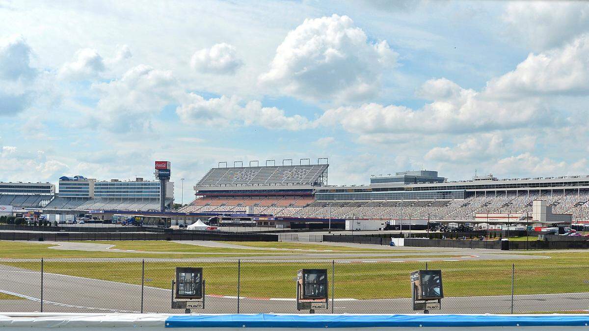 A view of Charlotte Motor Speedway’s Roval road course on Oct. 5, 2021.