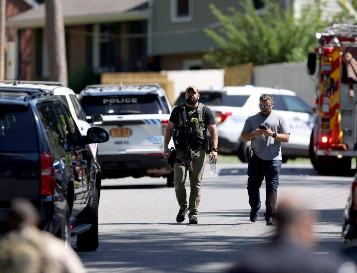 Multiple law enforcement officers were shot at the 5000 block of Galway Drive in Charlotte, NC on Monday, April 29, 2024.