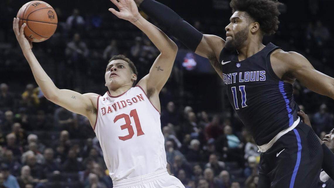 Davidson’s Kellan Grady (31) was the Atlantic 10’s second-leading scorer last season.