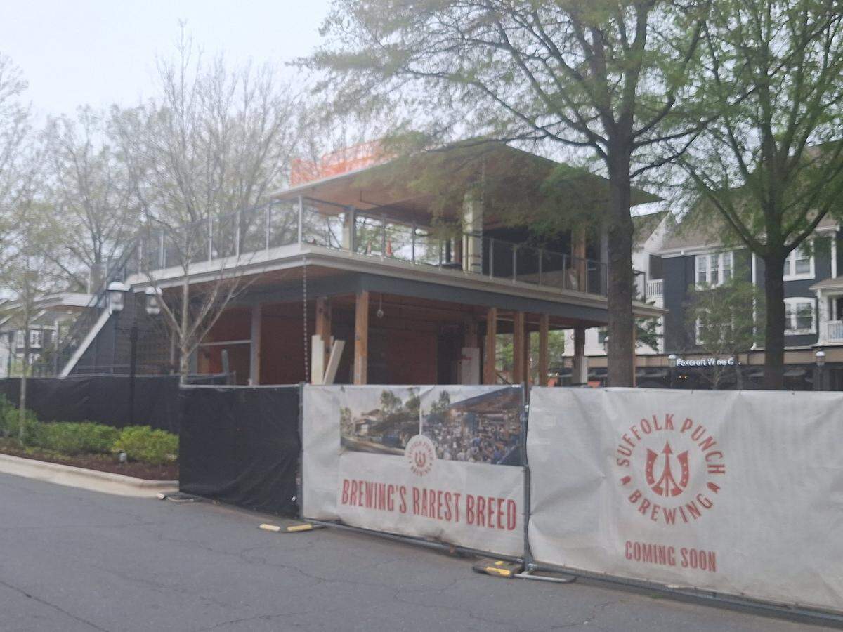 The opening of Suffolk Punch Brewing’s third location, in Birkdale Village near Lake Norman, got back on track after construction delays and a year of getting town of Huntersville permit approvals, owner Seth Stidham said on Wednesday, April 2, 2025.