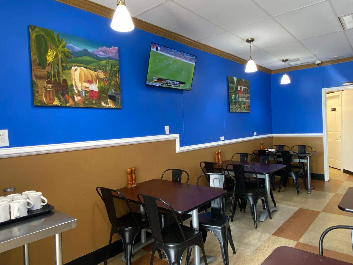 The dining room at Margarita’s Deli.