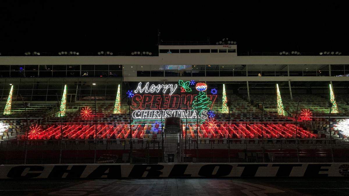 Speedway Christmas returns this week to Charlotte Motor Speedway.